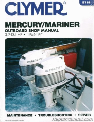 Clymer Mercury/Mariner Outboard Shop Manual 4-90hp Four Stroke 1995-2000 