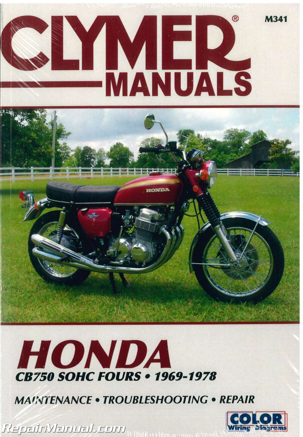 1974 Honda Cb750 Wiring Diagram from www.repairmanual.com