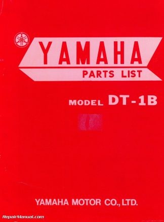 YAMAHA GENUINE PARTS MANUAL REPRINT 1970 DS6B 