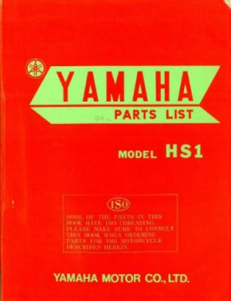 Official Yamaha HS1 Factory Parts Manual Used