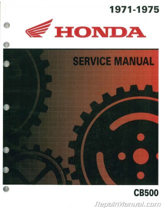 1975 1976 Honda CB500T Manuale di Negozio Cycleserv Servizio Riparazione CB 500 