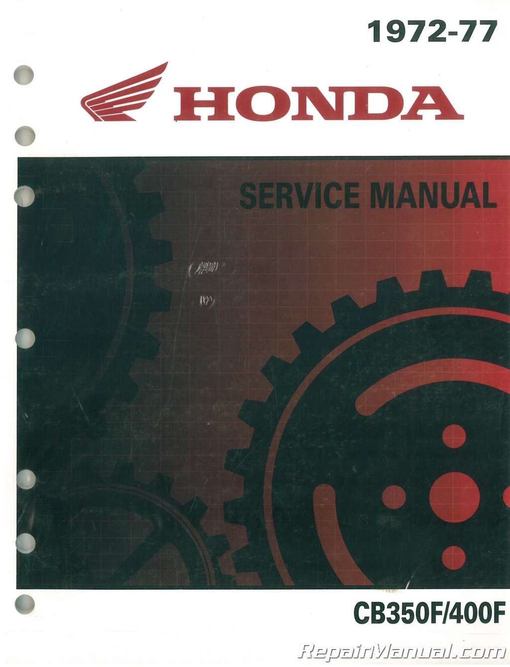 1972 1973 1974 1975 1976 HONDA CB350F 400F 400 F Service Shop Repair Manual 77 