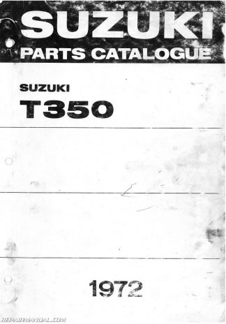 1971-1974 Suzuki TM400 Parts Manual 