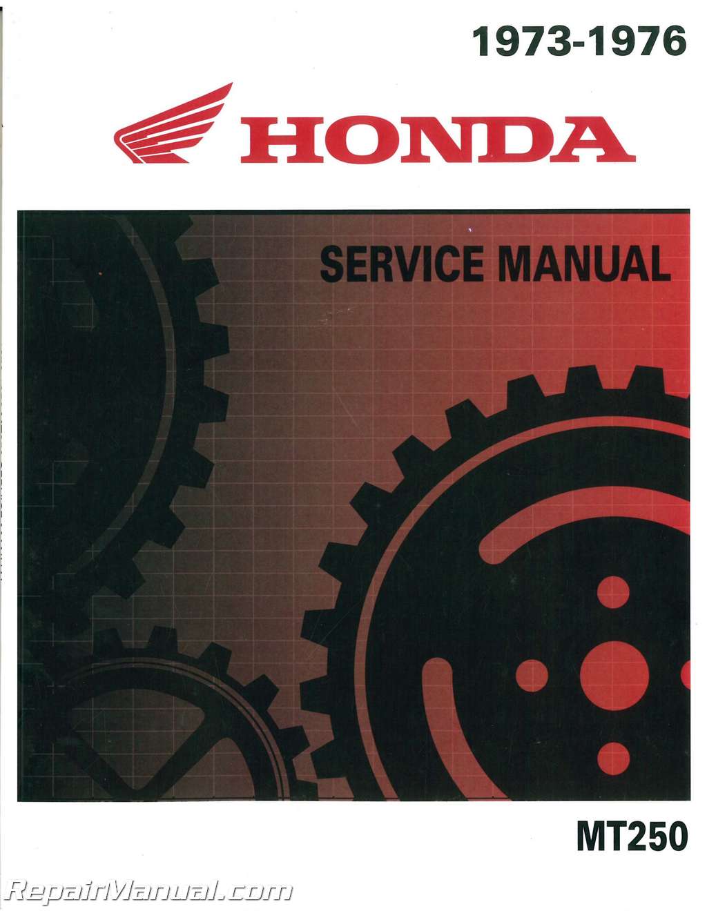 Honda MT250 Elsinore factory repair shop manual on CD 1974-76 