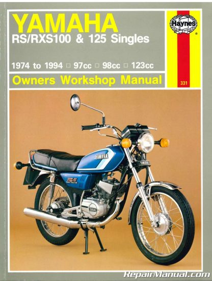 1974-1994 Yamaha RS RSX 100cc 125cc Motorcycle Manual by Haynes