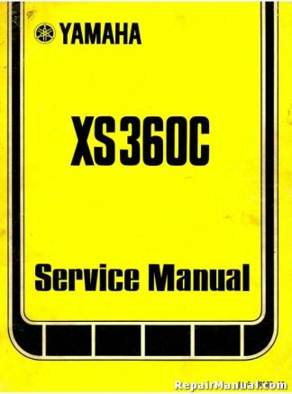 1976 Yamaha XS360C Motorcycle Factory Repair Service Manual