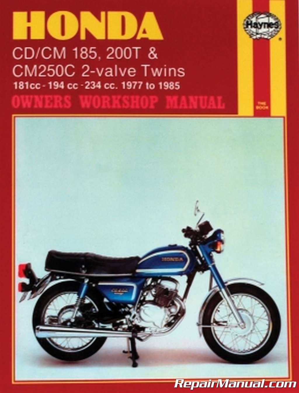 Manual Haynes for 1977 Honda CB 200 B Twin 