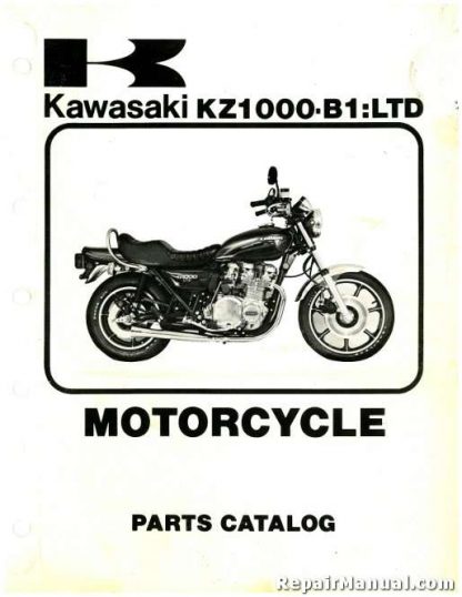 1977 Kawasaki Kz1000 B1 Ltd Parts Manual