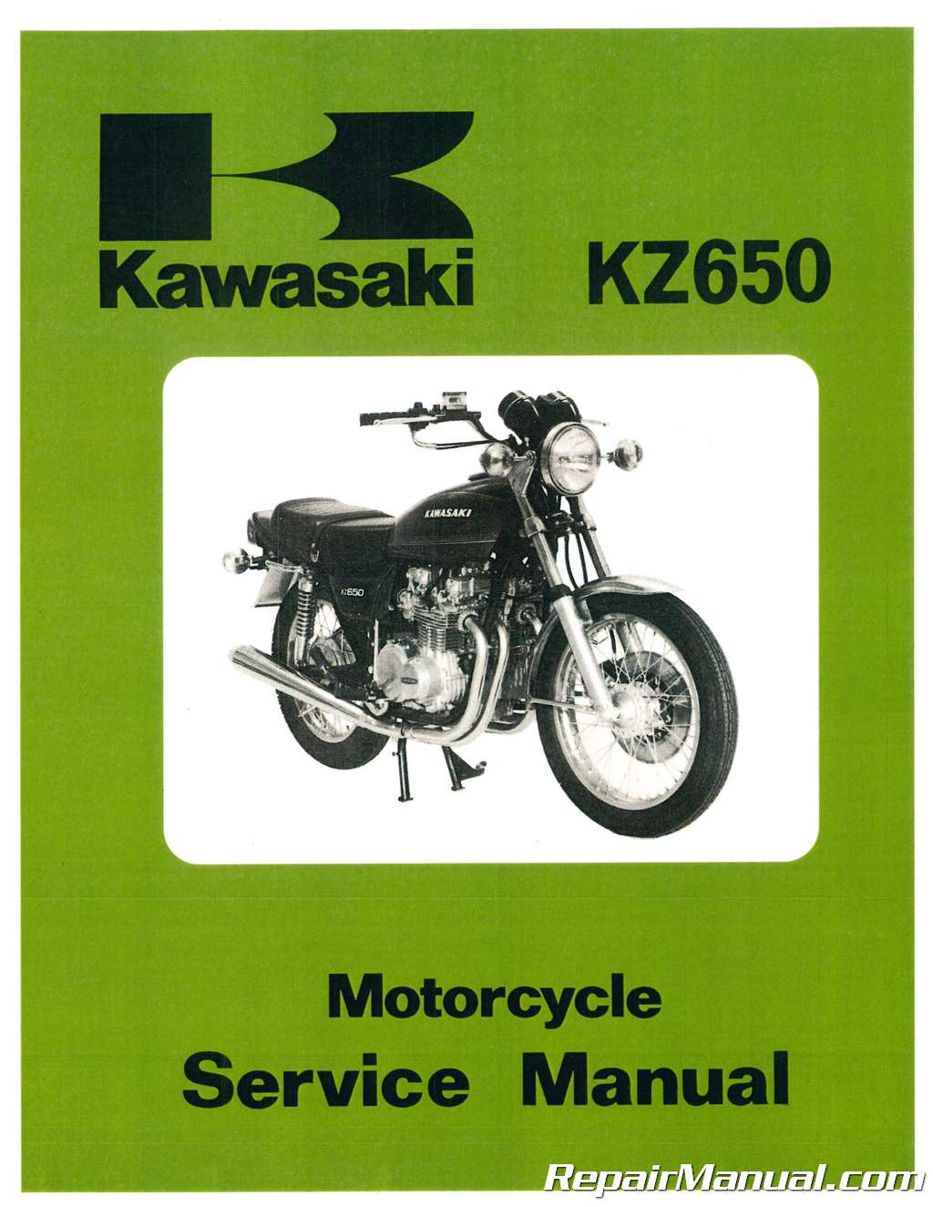 Kantine toksicitet bølge 1978 – 1980 Kawasaki KZ650 Motorcycle Repair Manual