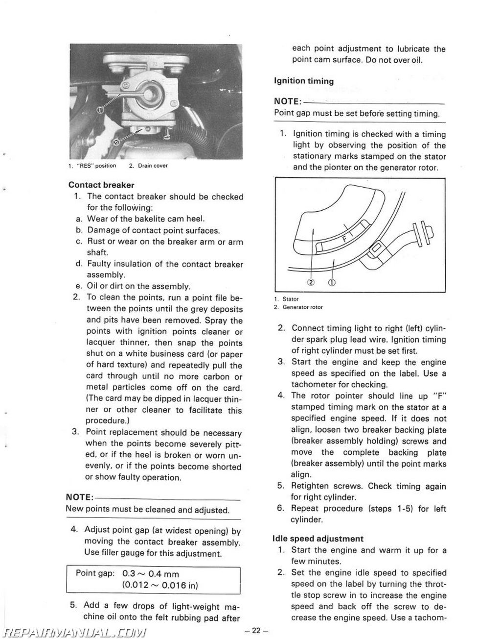 1978 Yamaha XS650E Assembly Manual 