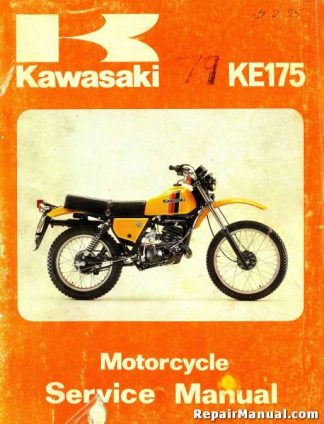 1979-1982 Kawasaki KE175 D Series Motorcycle Repair Service Manual