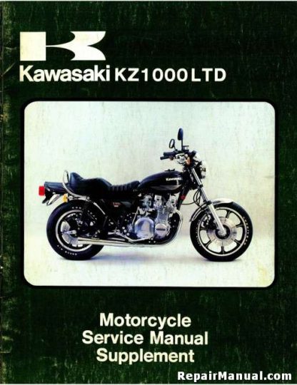 1979 Kawasaki KZ1000 B3 LTD Motorcycle Service Manual Supplement