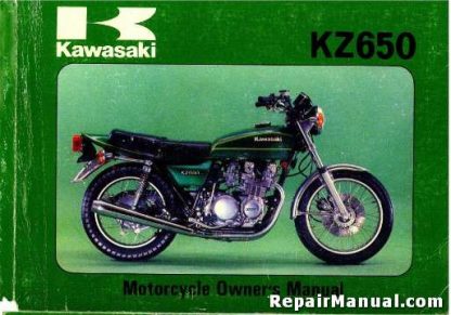 1979 Kawasaki KZ650B3 Motorcycle Owners Manual