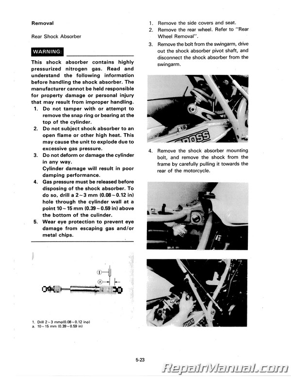 1980-1984 Yamaha XT250 Motorcycle Service Manual