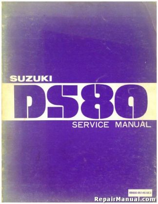 1981-1982 Suzuki DS80 Motorcycle Factory Repair Service Manual