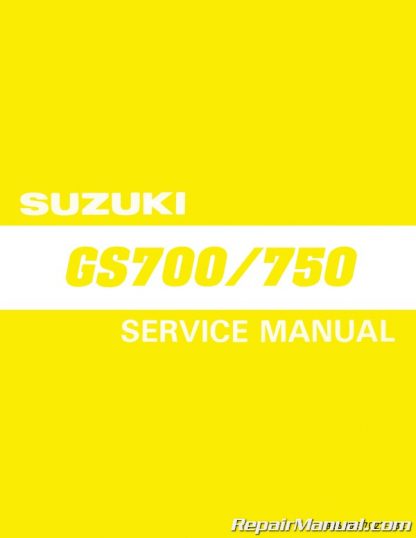 1983 suzuki gs850g factory manual pdf free download