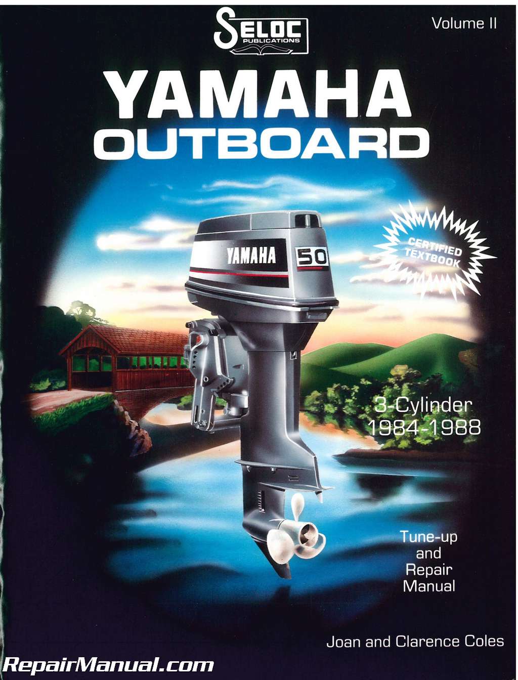 1984-1988 Yamaha 3 Cylinder Outboard Engine Repair Manual 