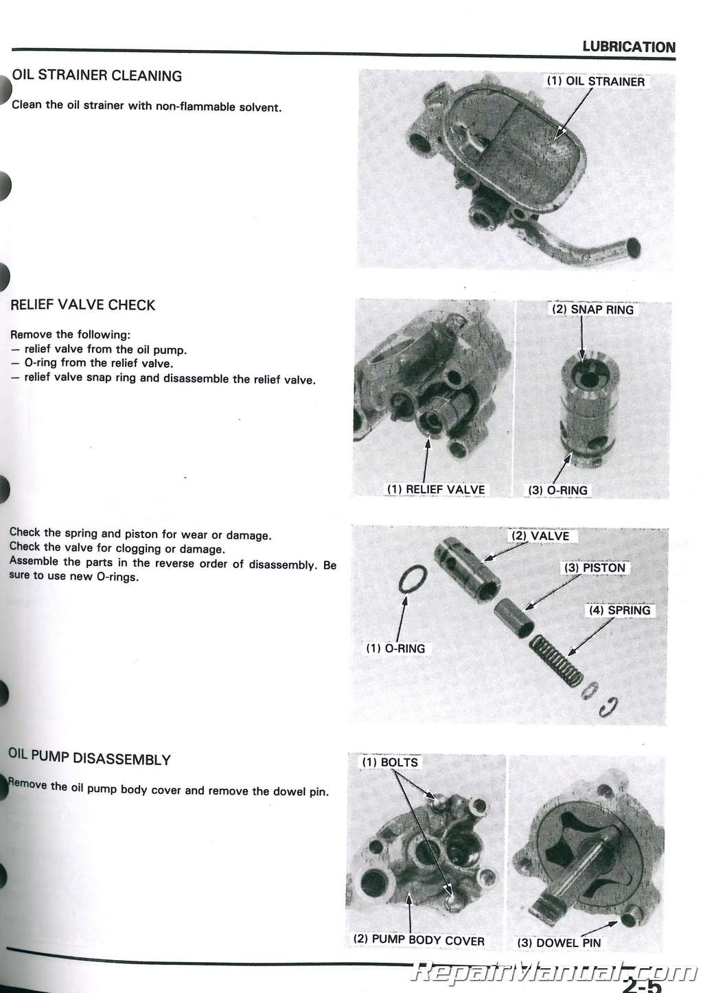 1985 - 1986 Honda VT1100C Shadow Motorcycle Service Manual