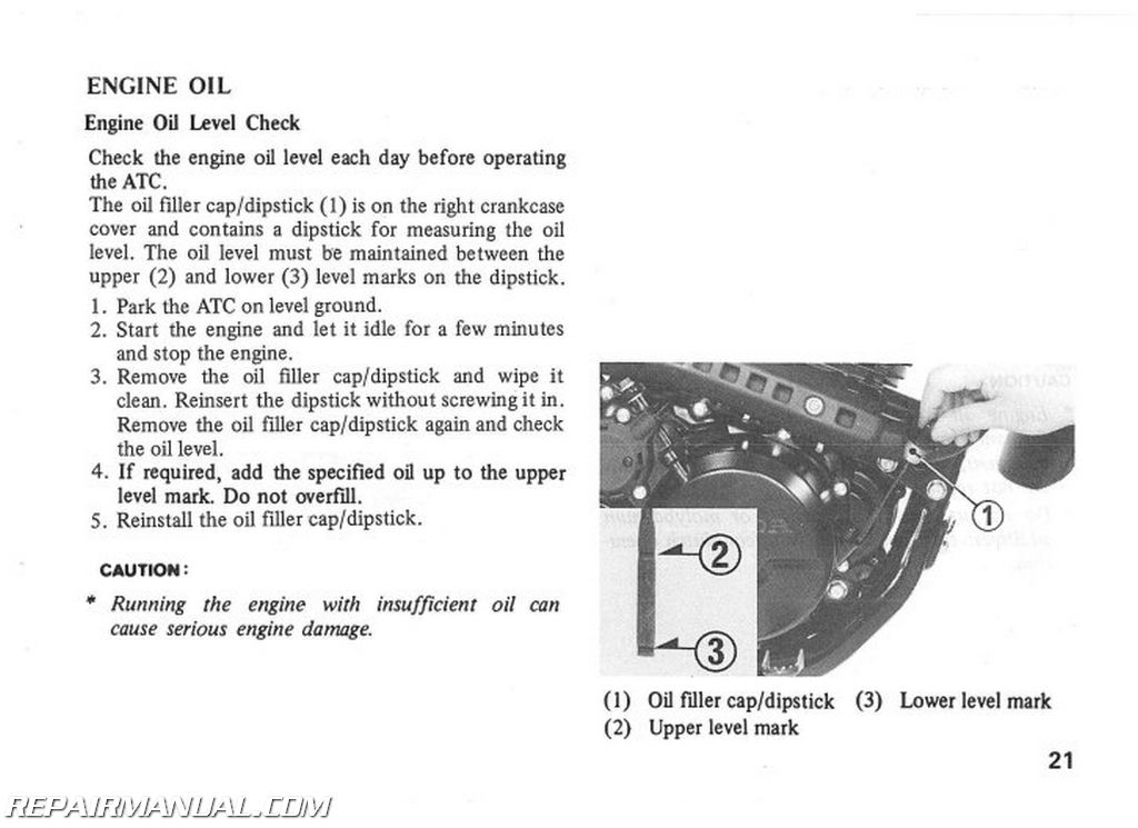 1986 Honda Atc250sx Atv Owners Manual