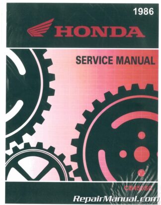 Clymer Repair Manual For Honda CR 500 RE 1984 