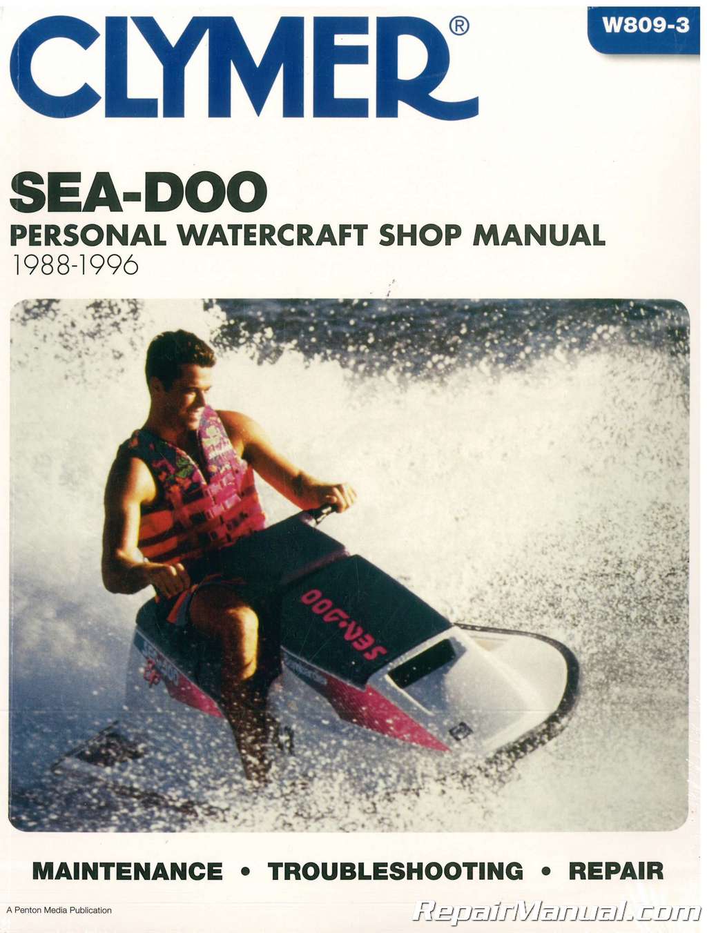 Sea-Doo Water Vehicles 1988-1996 Service Repair Manual 