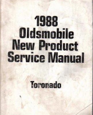 Used 1988 Toronado New Product Service Manual