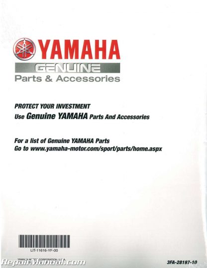 1989-2004 Yamaha 125cc Breeze YFA1W ATV Service Manual