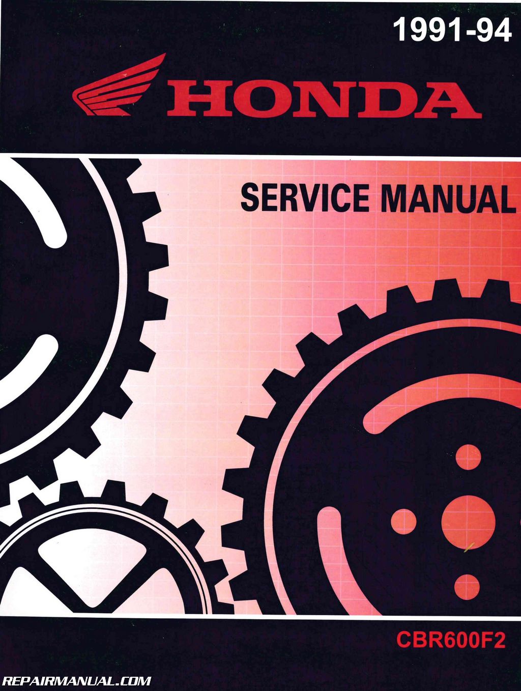Manual de Taller o Reparacion de Honda CBR 600 F2 Repair manual 