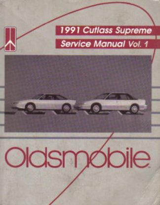 Used 1991 Oldsmobile Cutlass Supreme Factory Service Manual
