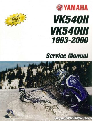 V Max 600 Vx Snowmobile Service Manual