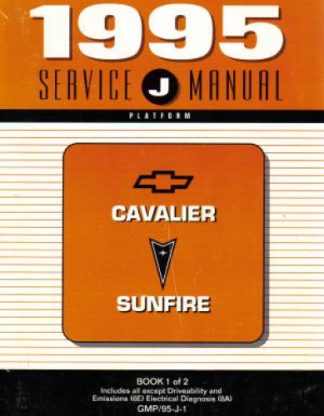 Chevrolet Cavalier and Sunfire Factory Service Manual 1995 Used