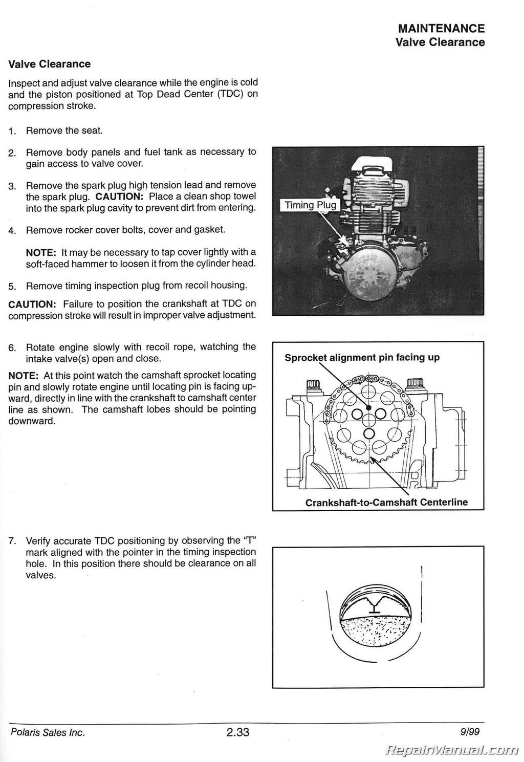 Polaris Carburetor Adjustment Chart