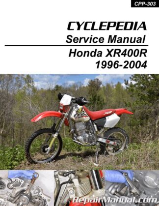 Honda XR250L XR400R xr250 xr400 Shop Repair Manual SERVICE Book Owners XR250R 