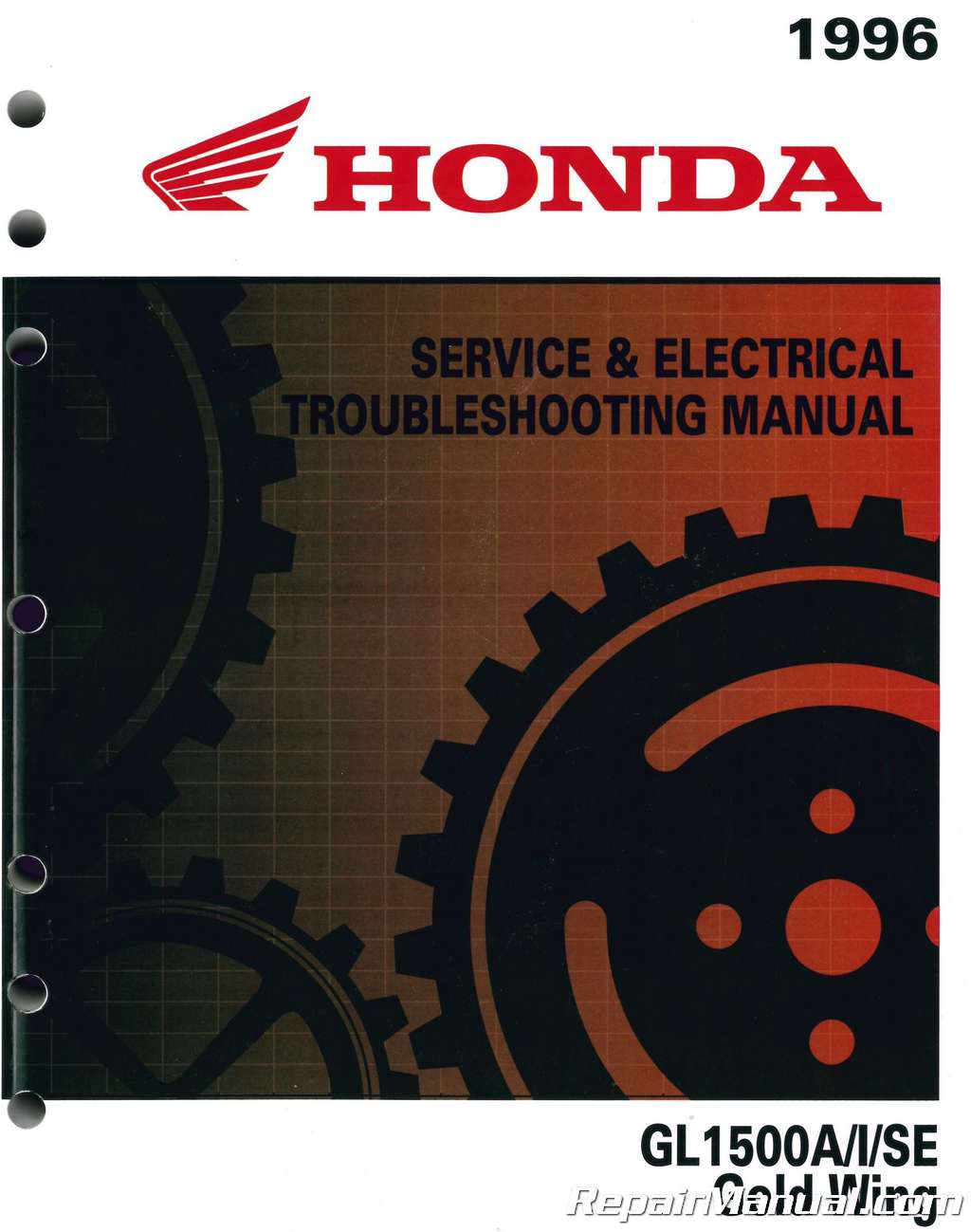 New Service Manual 1996 GL1500 Goldwing OEM Honda Shop Repair Book Binder #P16