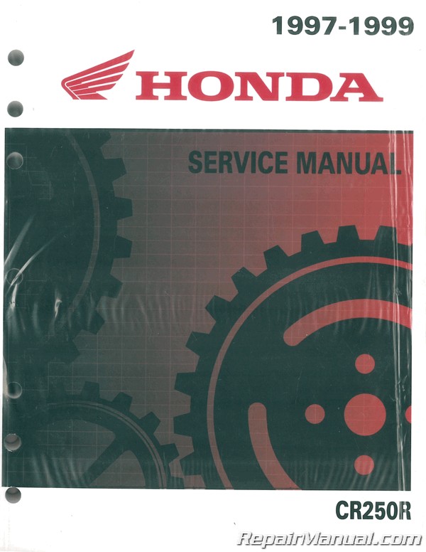 Honda CR250R 1997-1999 Service/Repair Manual-PDF Workshop File on CD 1998 