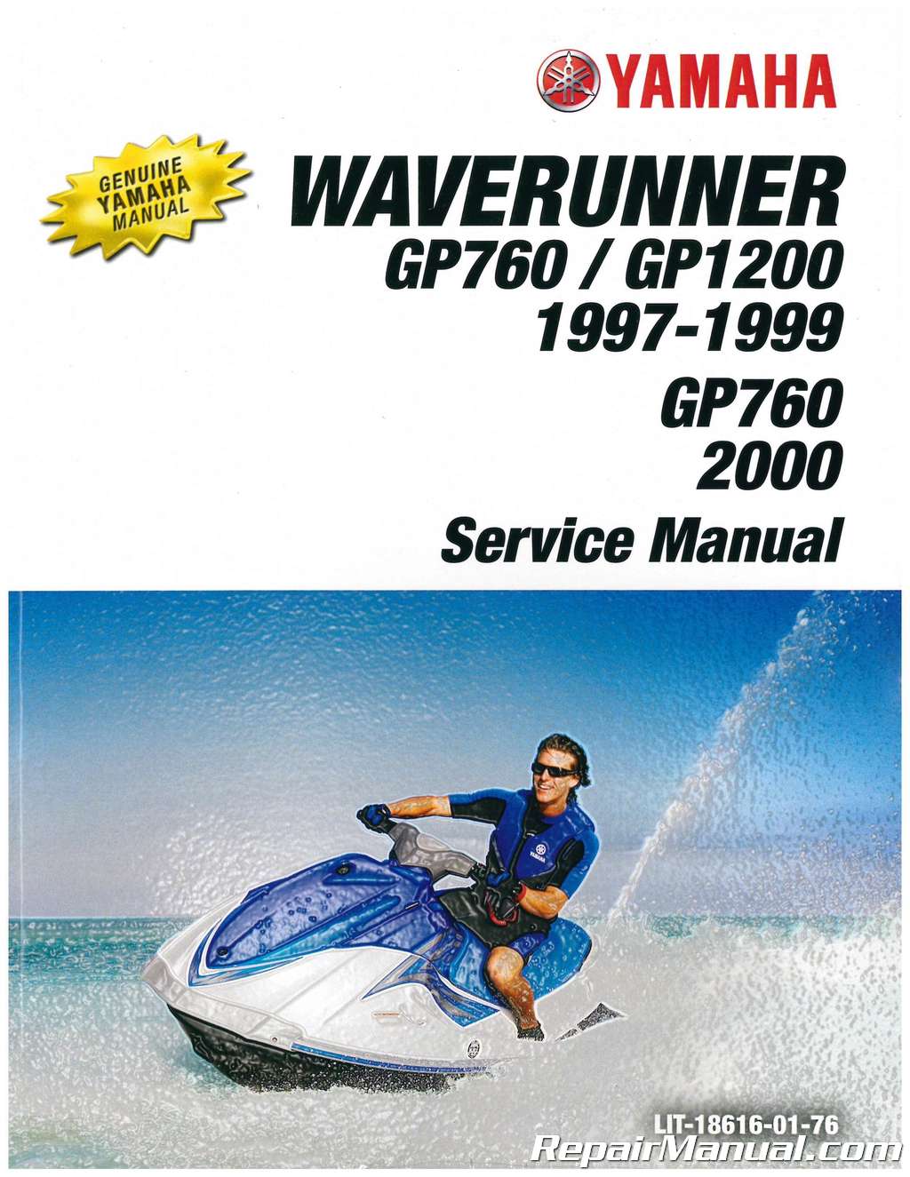 1997-2000 Yamaha GP760 GP1200 Waverunner Service Manual