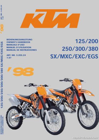 EGS 300 2T Lenkergriffe Griff Set Outlaw orange  KTM EGS 200 2T EGS 250 2T