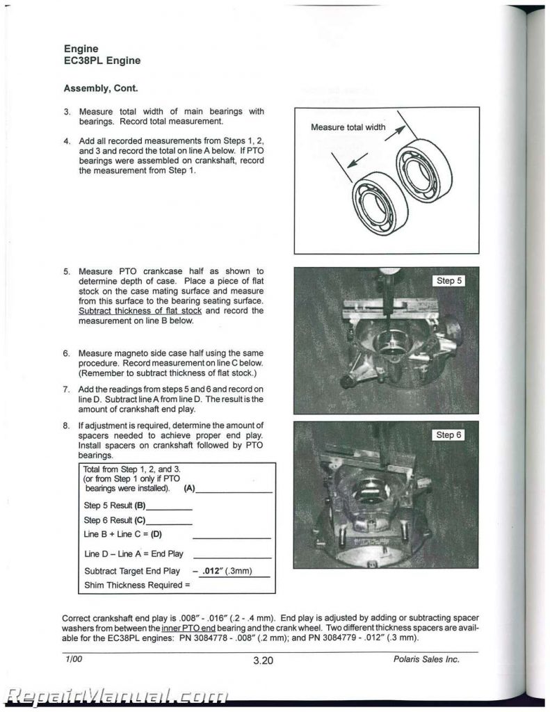 1999-2000 Polaris Scrambler 400 500 ATV Service Repair Manual