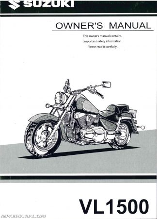 2003 Suzuki Intruder Vl1500 Owner Manual