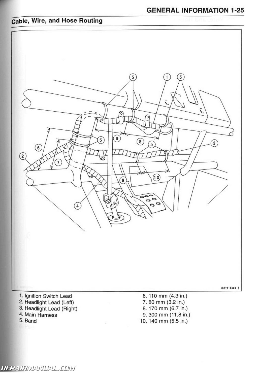 2001-2008 Kawasaki KAF620 Mule 3000 3010 3020 Service Manual wiring diagram for kawasaki mule 