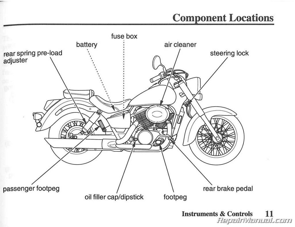 2001 Honda VT750C/CD ACE Shadow Deluxe Owners Manual