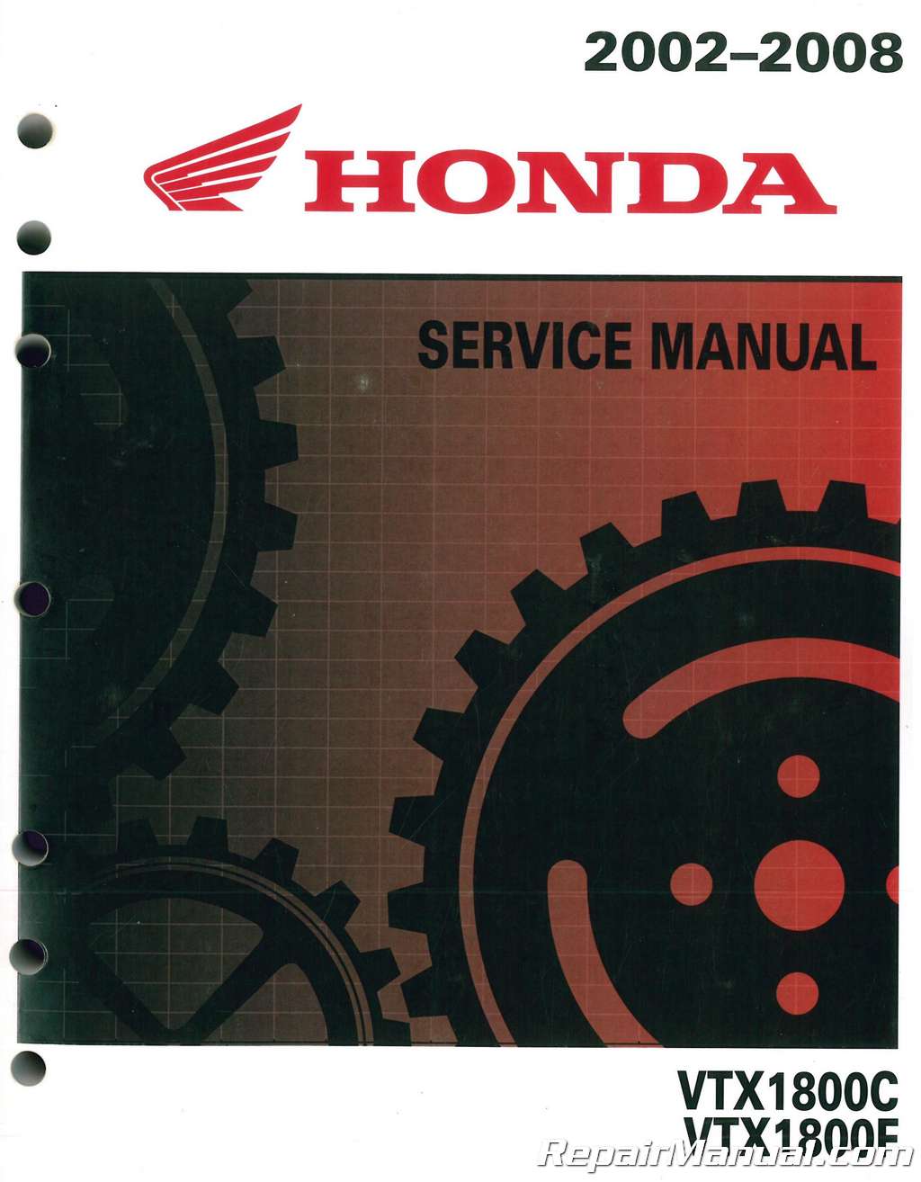 2002-2008 Honda VTX1800 Repair Service Workshop Shop Manual Book Guide M230 