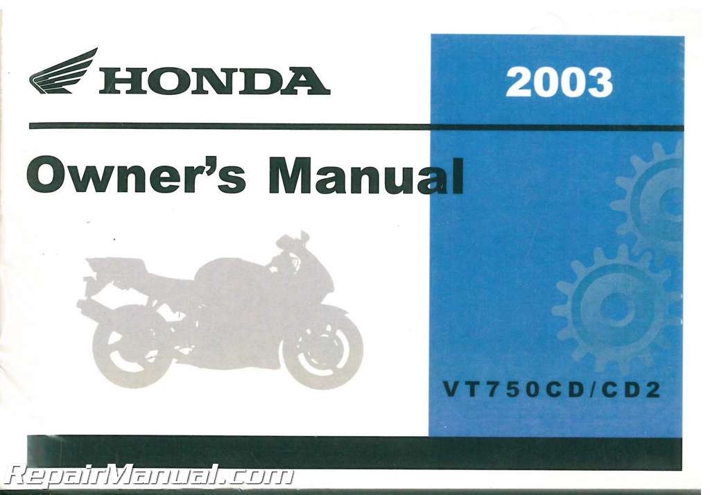 Honda VT750C 1998 Shadow VT750CD VT750CD2 '98 Deluxe Part List Motorcycle Manual 