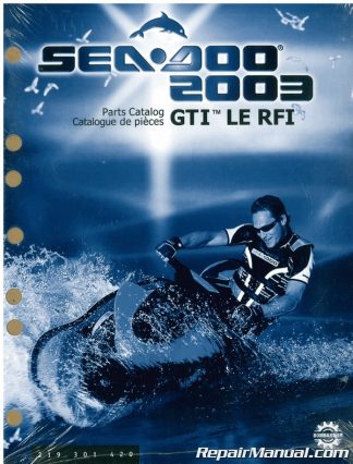 2003 Sea Doo Gtx Di Parts Catalog