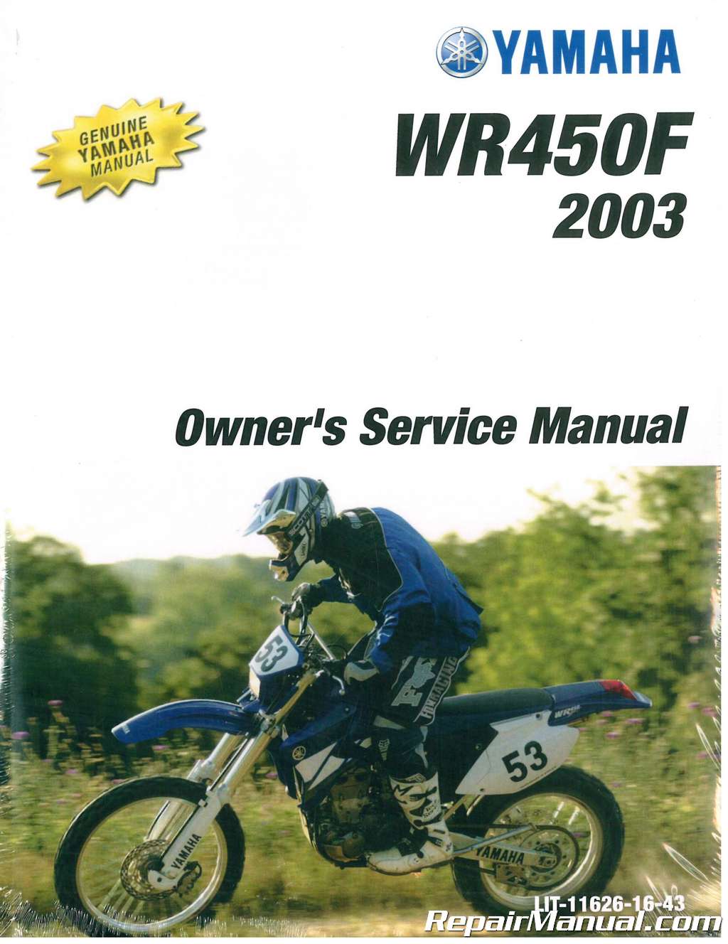 Yamaha WR 250 F 2005 Haynes Service Repair Manual 2689 