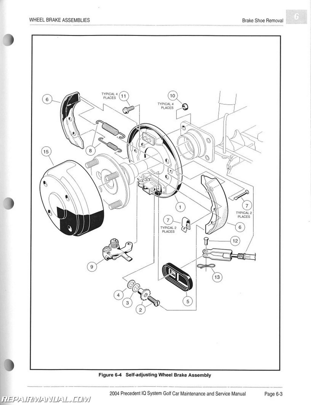 1996 Club Car Wiring Diagram from www.repairmanual.com