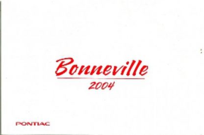 2004 Pontiac Bonneville Owner