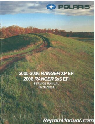 2009 Polaris Ranger 700 XP HD 4X4 EFI Workshop Service Shop Repair Manual CD 