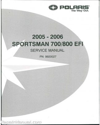 2006 Polaris Sportsman 500 EFI ATV Service Repair Manual polaris warn winch wiring diagram 