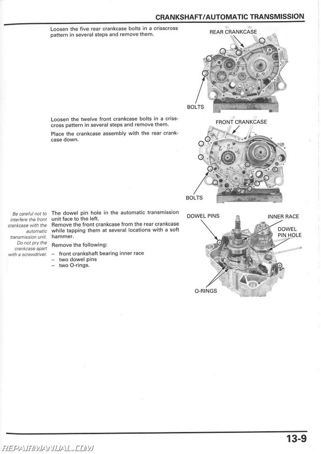 Honda TRX500 500 Foreman Repair Shop Manual 2005 & 2006 on CD 